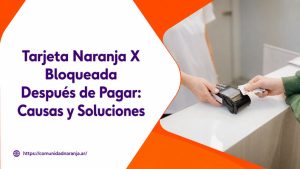 Tarjeta Naranja X bloqueada después de pagar